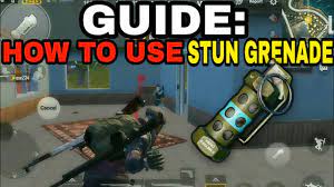 How To Use Stun Grenade Properly Pubg Mobile Stun Grenade Guide Youtube