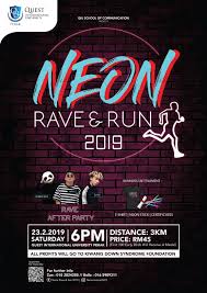 The categories available are 3km & 5km. Neon Rave Run 2019 Neonraverun2019 Twitter