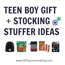 The birthday gifts for teen boys on the list below will save you from those awful looks of disappointment and may even get you a hug. Teenage Boy Gift Ideas Stocking Stuffers 320 Sycamore