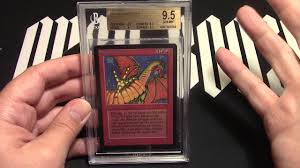 Choose printing (33 total) sign up to add this card to your inventory, wishlist or tradelist, and to start creating decks with it. Mtg Beta Shivan Dragon Bgs 9 5 Up For Auction Youtube