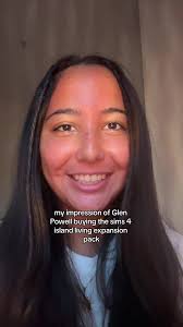 so excited #foryou #glenpowell #sims4 #sim #islandliving #mermaid