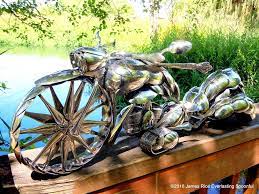 Everlasting Spoonful Home Of The Legacy Collection A Series Of Spoon Motorcycle Sculptures Motorcycle Sculpture Harley Davidson Sculptures