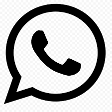 Customize and download white whatsapp icon. Hd Black Outline Whatsapp Wa Whats App Logo Icon Png Citypng