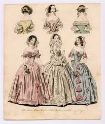 Women S Fashion 1838 Modnye Printy Modnicy Viktorianskaya Moda