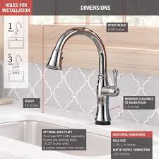 Explore the innovative cassidy™ of kitchen products now available from delta faucet. Amazon Com Delta Faucet Cassidy Single Handle Touch Kitchen Sink Faucet With Pull Down Sprayer Touch2o And Shieldspray Technology Magnetic Docking Spray Head Chrome 9197t Dst Home Improvement