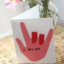 The secret's to create the sentiment in your computer and have it ready to print out when that you must make a card at a second's discover. Sign Language I Love You Card Busy Kids Happy Mom