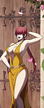 Shermie Yellow Dress | KOF Shermie (No Sex) | Luscious Hentai Manga & Porn