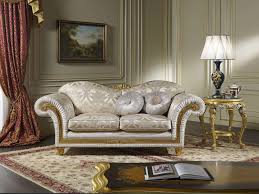 The whole sofa is enveloped in brushed polyester microfiber upholstery. Sofa For Classic Living Room Excelsior Vimercati Classic Furniture