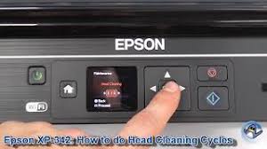 Epson bietet für ihre hardware stets die aktuellen treiber. Epson Xp 342 How To Do Head Cleaning Cycles Youtube