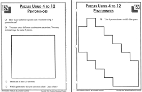 Black And White Cool Math Game Pin By Tricia Stohr Hunt On Pentominoes Early Learning Math Math Games Middle School Homeschool Math