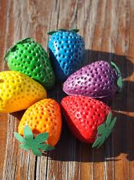 Strawberry Crayons In Colors R Taste The Rainbow Color Vibe Rainbow Bright