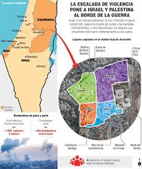 Mapa antiguo de palestina y jerusalén 1920. Infografia La Escalada De Violencia Pone A Israel Y Palestina Al Borde De La Guerra Boyaca 7 Dias
