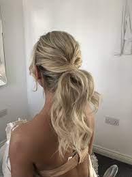 Bridal Hair Modern Ponytail Ponytail Bridal Hair Wedding Ponytail Hairstyles Guest Hair