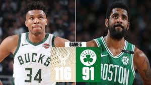 Here's the 2019 nba conference finals schedule, philippine time. Bucks Beat Celtics In Game 5 To Move Onto Eastern Conference Finals 2019 Nba Playoff Highlights Youtube