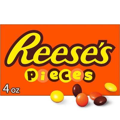 Reese's Pieces Candy Peanut Butter 4 oz Box