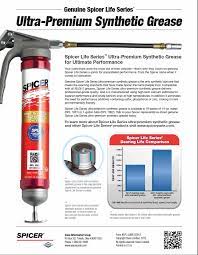 Dana Spicer Spl1051 Ultra Premium Synthetic Universal Joint Grease Lubricant For Pto And Agricultural Equipment 14 Oz Tube