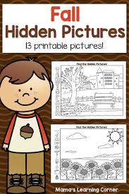 Rd.com knowledge brain games we've used the names of snow white's diminutive friends as clues i. Fall Hidden Picture Worksheets Mamas Learning Corner