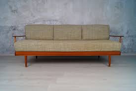 3 Sitzer Teak Sofa Couch Knoll Antimott Mid Century 1960er In 2020 Teak Sofa Couch Sofa Couch