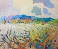 Winter Wheat Field In 2020 Art Colorful Art Trout Painting