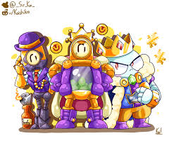 | present plunder + brawliday skins! The Rich The King And The Golden Bartender Also El Rey Primo He Deserves A Page For Himself Brawlstars Painted Rocks Kids Star Character Star Art