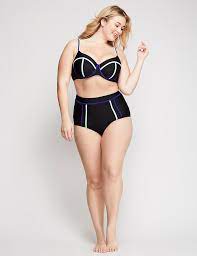 231825 15738 Slimming Swimwear Plus Size High Waisted Bikinis High Waisted Swim