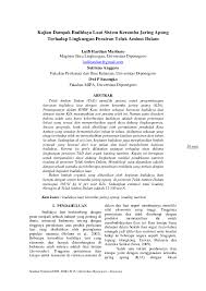 Pdf Kajian Dampak Budidaya Laut Sistem Keramba Jaring Apung Terhadap Lingkungan Perairan Teluk Ambon Dalam Lutfi Hardian Murtiono Academia Edu