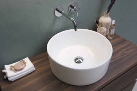 bathroom sink shape and material