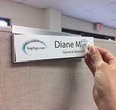 Create a blank name tag. Nameplate Holder Frames For Cubicles Name Plate Office Names Office Name Plate