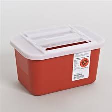 Video showing how to use temporary and permanent closures of the sharps containers,try to think of this as part of your ppe. 1 Gallon Covidien Sharps Container Stericycle