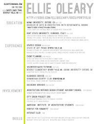 Simple Yet Striking Interior Design Resume Architect Resume Resume Design