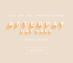 Afterpay day 2021 kicked off at 8am on thursday 18th march and is running until 11:59pm on sunday 21st march. Yay 20 Off For Afterpay Day The Iconic Email Archive