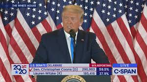 The president of the united states (potus) is the head of state and head of government of the united states of america. President Trump Remarks On Election Status C Span Org