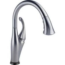 Start creating a kitchen that revolves around you: Shop Delta Addison Touch2o Arctic Stainless 1 Handle Pull Down Touch Kitchen Faucet At Lowes Com Touch Kitchen Faucet Delta Faucets Kitchen Faucet