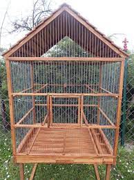 Bird Cage Wooden Handmade Pet Bird Cage Canary Birds Bird Cage