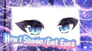 How to edit/shade eyes in gacha life easily. How I Shade Edit Eyes Gacha Life Youtube