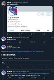 Traded to vegas golden knights for nick desimone and 2022 4th round pick: The Armies Check Out The Best Burner Account In Hockey The Athletic