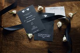 The Addams Family At A Funeral Themed Wedding Katie Christopher Wedding Wedding Stationary Dark Wedding