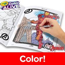 Free shipping for many products! Crayola Avengers Color Alive Action Coloring Pages Import It All