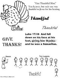 Plus, it's an easy way to celebrate each season or special holidays. Thanksgiving One Thankful Leper Sunday School Lesson