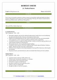 Option to save unlimited resumes. Medical Intern Resume Samples Qwikresume