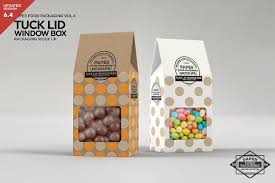 Tuck Lid Window Box Mockup Packaging Mockup Free Packaging Mockup Box Mockup