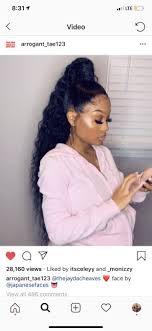 Ponytail Hairstyles Birthday Hairstyles For Black Teenagers Jaydaaa Ponytails Black Ponytail Hairstyles Frontal Hairstyles Birthday Hairstyles