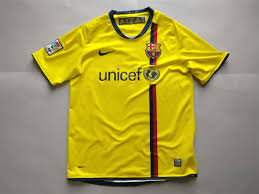 Pagesbusinessessports & recreationsports teamfc barcelonavideosroma 2009. Fc Barcelona Away 2008 2009 Shirt Club Football Shirts