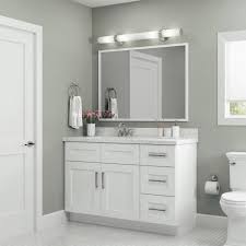 Hampton bay satin white 91.5 in. Contractor Express Cabinets Vesper White Shaker Assembled 96 In X 2 75 In X 2 875 In Kitchen Cabinet Crown Molding Cmv8 Avw The Home Depot