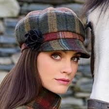 Wool Newsboy Hat Green Ireland Mucros