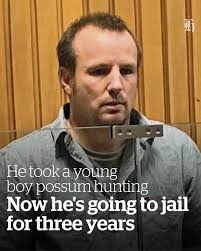 He took a young boy possum hunting. Now he's going to jail for three years.