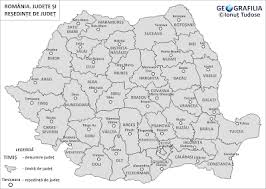 Testul reședințelor de județ din românia unicaro. Geografilia