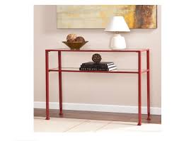 Red Sofa Table Metal Glass Behind Furniture Accent Console Tables Livingroom Living Room Furniture Sale Sofa End Tables Furniture