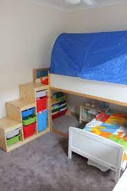 Collection by yevon kiger kelly. Ladder Into Steps Ikea Hackers Toddler Bunk Beds Ikea Loft Bed Ikea Kura Bed