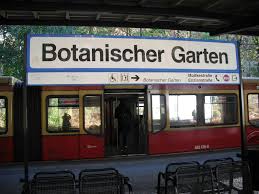 Berlin Transit System S Bahnhof Botanischer Garten
